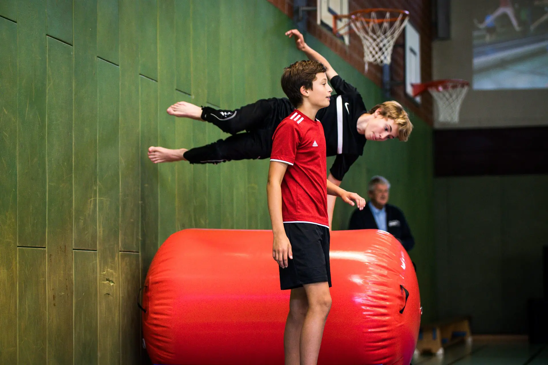 AirTrack Factory AirRoll Gymnastics back handspring