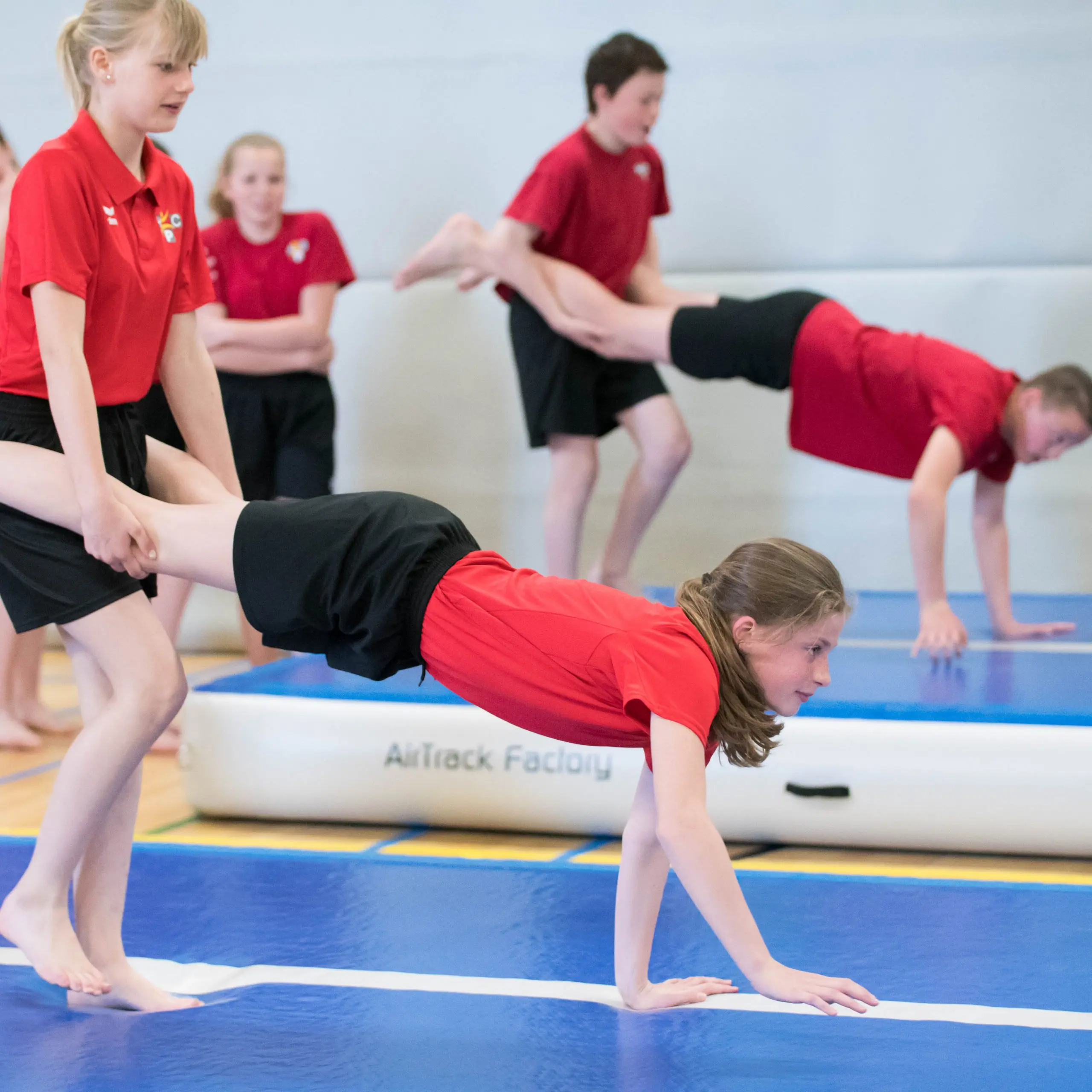 AirTrack Warming up Schoolsport