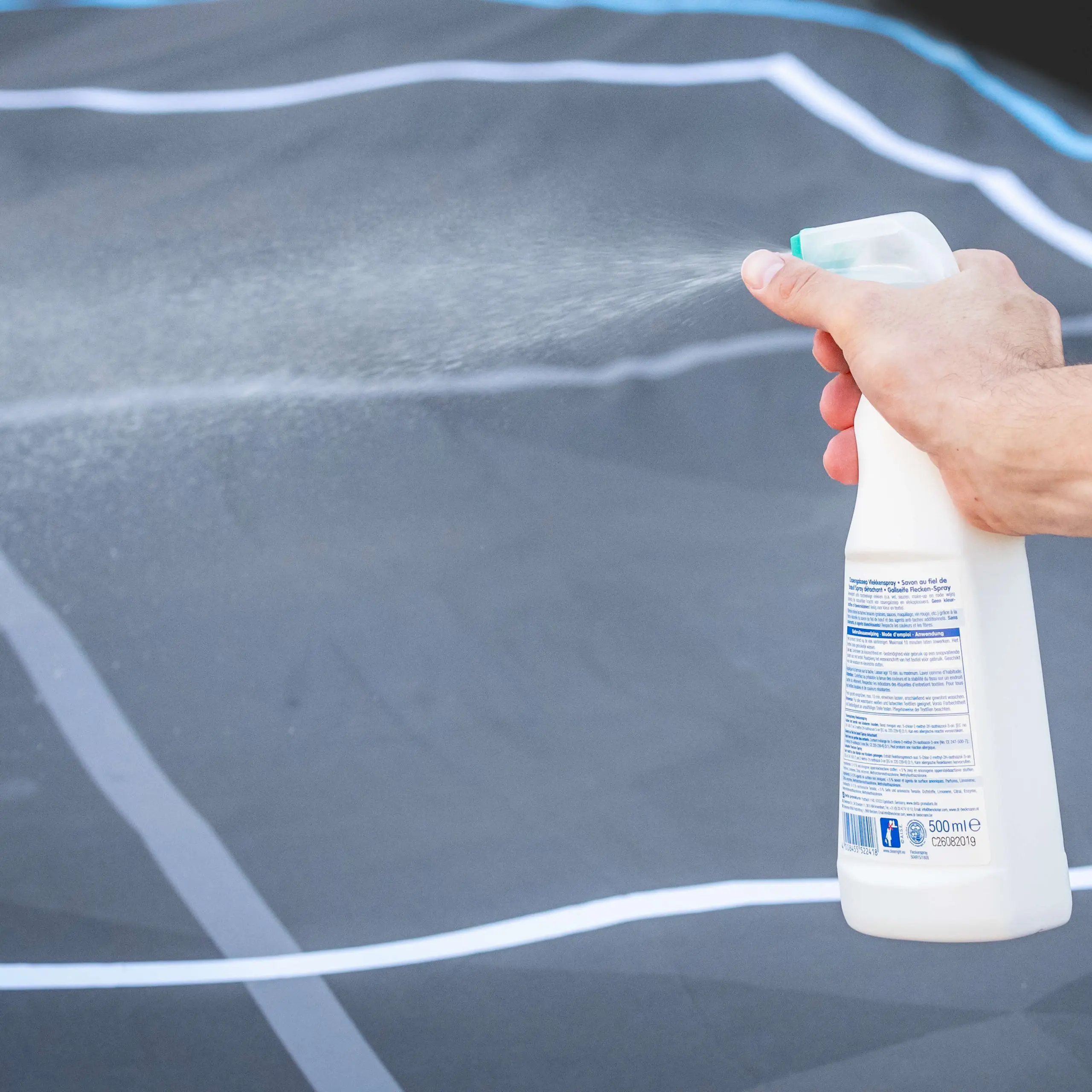 Cleaning airbag sheet